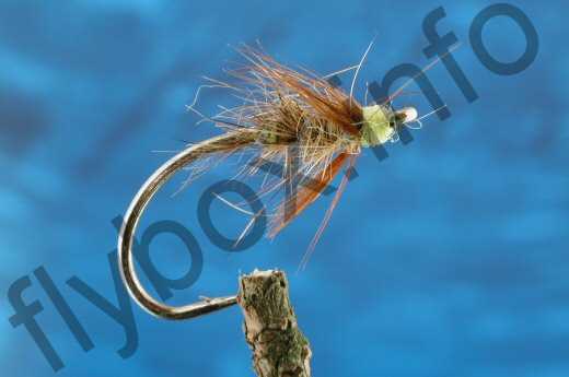 Fish4Flies Half Hare Ear green